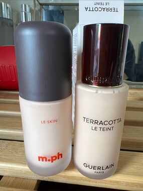 ‼️DEAL 2 LUXURY FOUNDATION. M.ph Le skin and GUERLAIN Terracotta Foundation